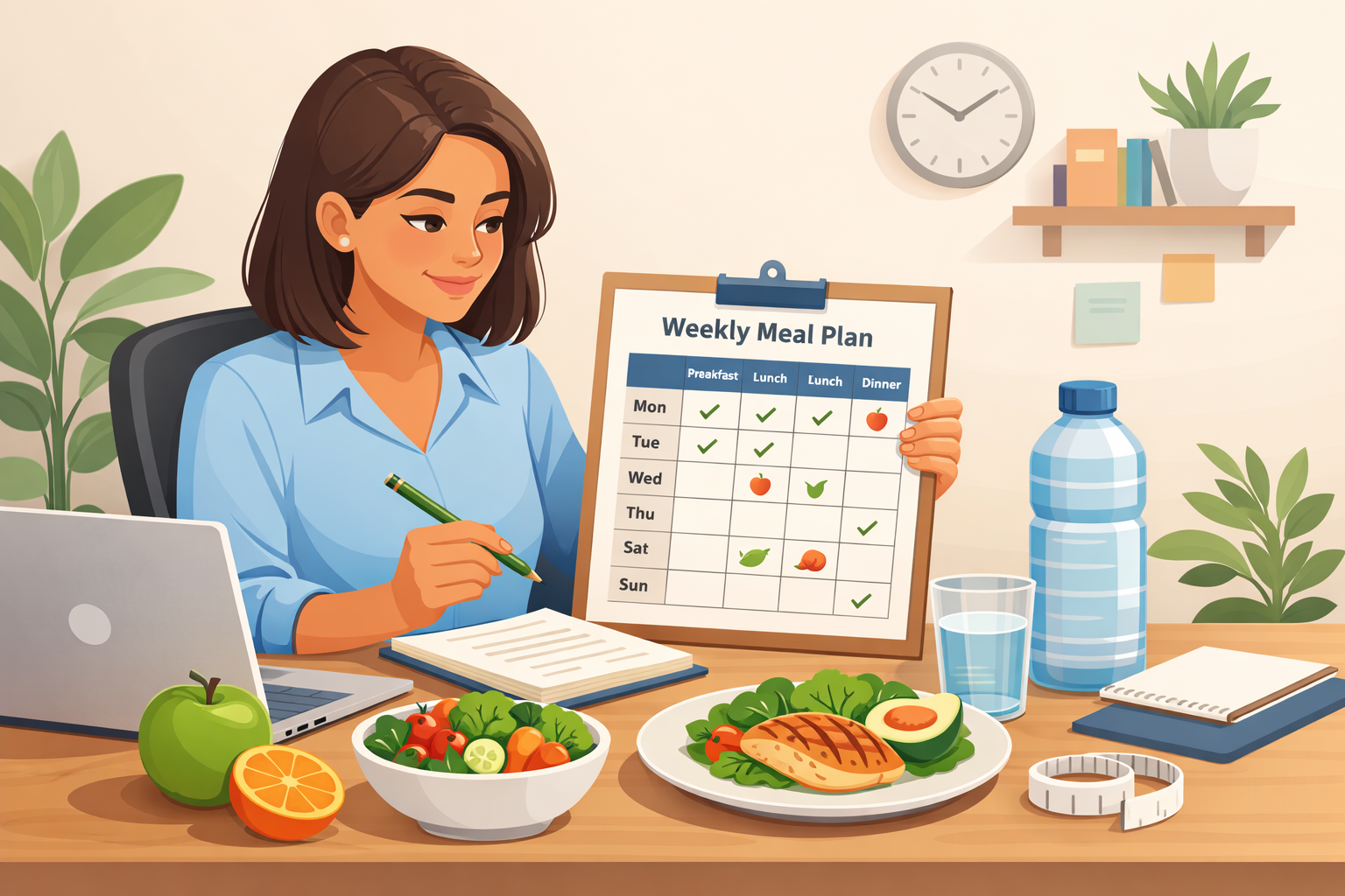 Healthy Diet Chart for Working Professionals