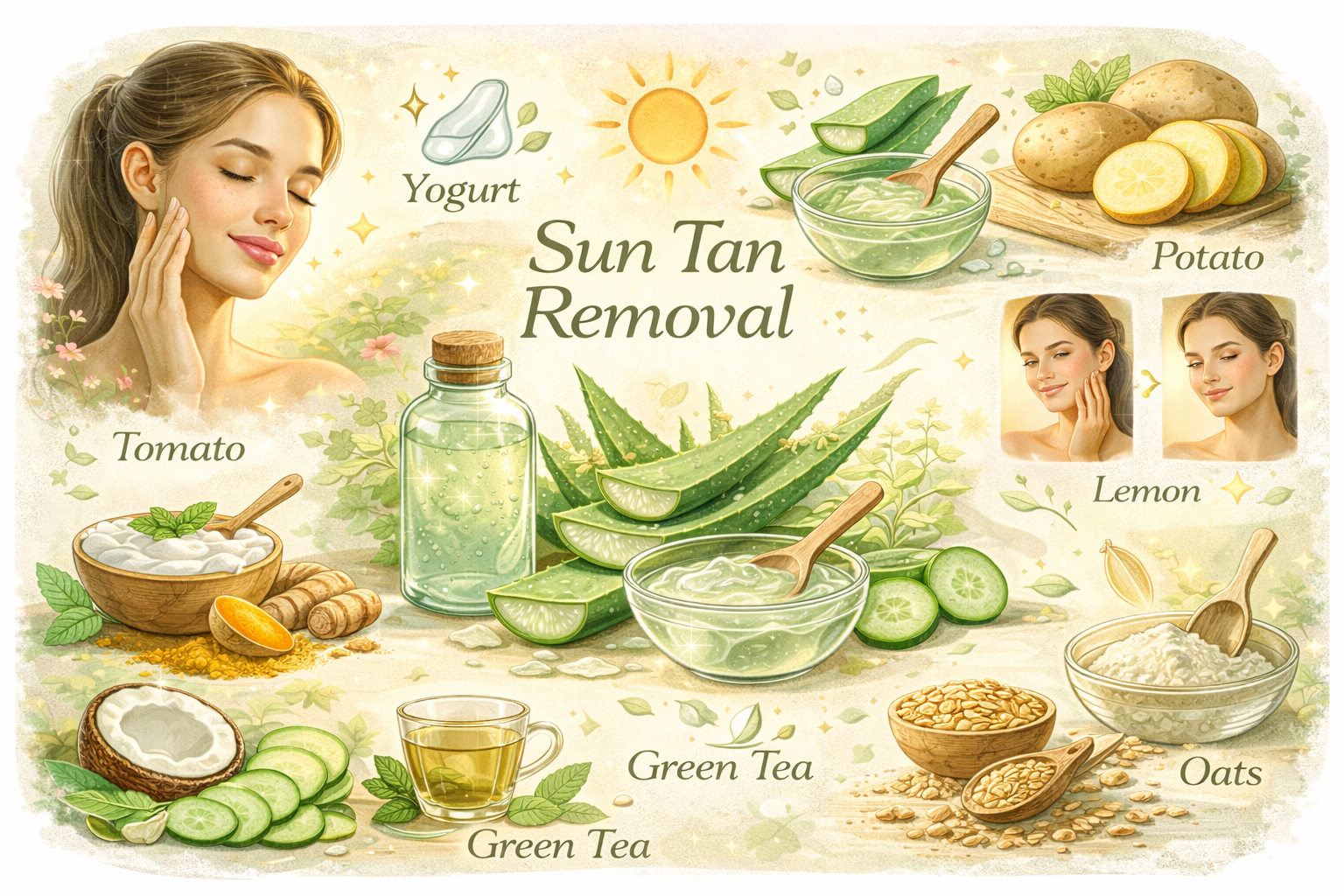 Natural Remedies to Remove Tan Fast