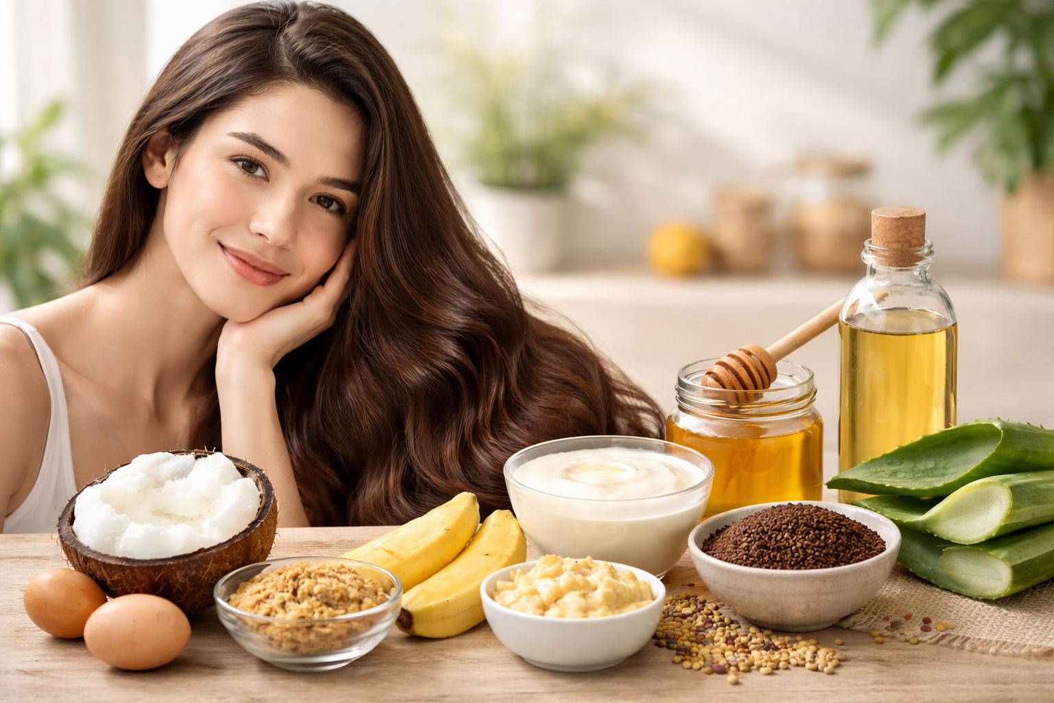Homemade Hair Masks for Strong Hair